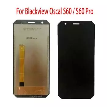 ЖК-экран для Blackview OSCAL S60 Pro, ЖК-дисплей, дигитайзер сенсорного экрана, полная замена в сборе S60 / S60 Pro чёрный