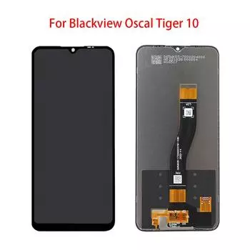 ЖК-экран для Blackview Oscal Tiger 10, ЖК-дисплей, дигитайзер сенсорного экрана, полная замена в сборе чёрный
