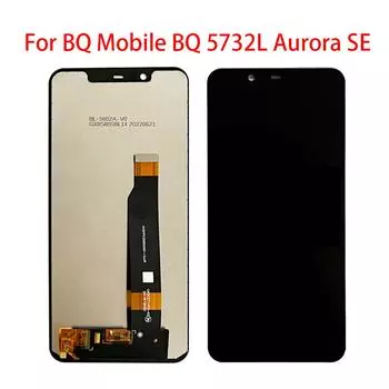 ЖК-экран для BQ Mobile BQ 5732L Aurora SE BQ-5732L, ЖК-дисплей, дигитайзер сенсорного экрана, полная замена в сборе чёрный