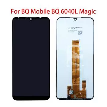 ЖК-экран для BQ Mobile BQ 6040L Magic BQ-6040L, ЖК-дисплей, дигитайзер сенсорного экрана, полная замена в сборе чёрный