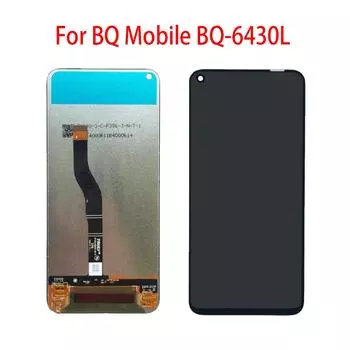 ЖК-экран для BQ Mobile BQ-6430L Aurora bq-6430l, ЖК-дисплей, дигитайзер сенсорного экрана, полная замена в сборе чёрный