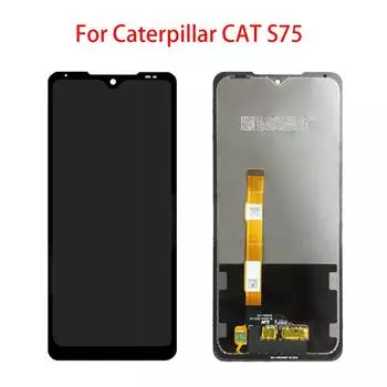 ЖК-экран для Caterpillar CAT S75, ЖК-дисплей, дигитайзер сенсорного экрана, полная замена в сборе чёрный