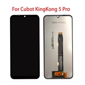 ЖК-экран для Cubot KingKong 5 Pro, ЖК-дисплей, дигитайзер сенсорного экрана, полная замена в сборе чёрный