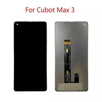 ЖК-экран для Cubot Max 3, ЖК-дисплей, сенсорный экран для Cubot Max3, дигитайзер, полная сборка, запасная часть чёрный