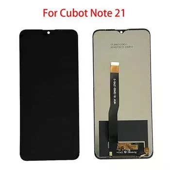 ЖК-экран для Cubot Note 21 Note 40 Note 50, ЖК-дисплей, дигитайзер сенсорного экрана, полная замена в сборе Cubot Note 21 чёрный