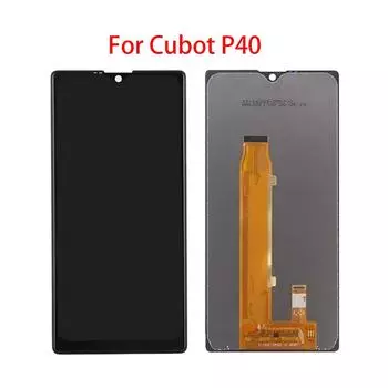 ЖК-экран для Cubot P40, ЖК-дисплей, дигитайзер сенсорного экрана, полная замена в сборе чёрный