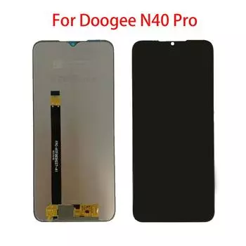 ЖК-экран для Doogee N40 Pro, ЖК-дисплей, дигитайзер сенсорного экрана, полная замена в сборе чёрный