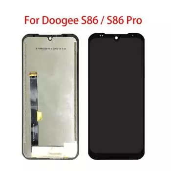 ЖК-экран для Doogee S86 Pro, ЖК-дисплей, дигитайзер сенсорного экрана, полная замена в сборе чёрный