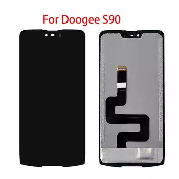 ЖК-экран для Doogee S90, ЖК-дисплей, дигитайзер сенсорного экрана, полная замена в сборе чёрный