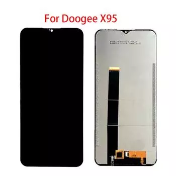 ЖК-экран для Doogee X95, ЖК-дисплей, дигитайзер сенсорного экрана, полная замена в сборе чёрный