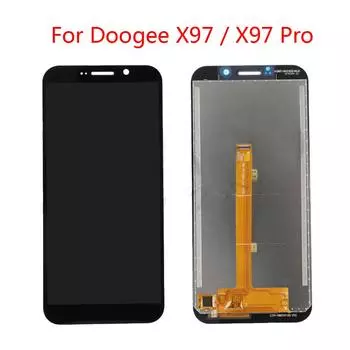ЖК-экран для DOOGEE X97 Pro, ЖК-дисплей, дигитайзер сенсорного экрана, полная сборка, запасная часть X97 чёрный