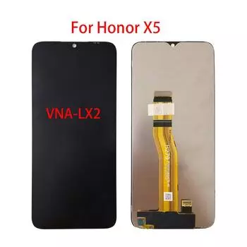 ЖК-экран для Honor X5 VNA-LX2, ЖК-дисплей, дигитайзер сенсорного экрана, полная замена в сборе чёрный