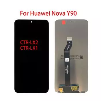 ЖК-экран для Huawei nova Y90, ЖК-дисплей, дигитайзер сенсорного экрана, полная сборка, запасная часть чёрный