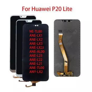 ЖК-экран для Huawei P20 Lite NE-TL00 ANE-LX1 LX2 LX3 ЖК-дисплей с сенсорным экраном и планшетом в сборе, замена панели золотой