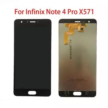 ЖК-экран для Infinix Note 4 Pro X571, ЖК-дисплей, дигитайзер сенсорного экрана, полная замена в сборе чёрный