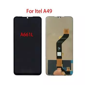 ЖК-экран для Itel A49 A661L, ЖК-дисплей, дигитайзер сенсорного экрана, полная сборка, запасная часть чёрный