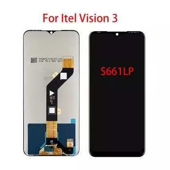 ЖК-экран для Itel Vision 3 S661LP, ЖК-дисплей, дигитайзер сенсорного экрана, полная сборка, запасная часть чёрный