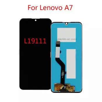 ЖК-экран для Lenovo A7 L19111, ЖК-дисплей, дигитайзер сенсорного экрана, полная сборка, запасная часть чёрный