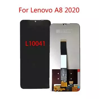 ЖК-экран для Lenovo A8 2020 L10041, ЖК-дисплей, дигитайзер сенсорного экрана, полная сборка, запасная часть чёрный