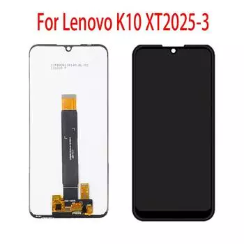 ЖК-экран для Lenovo K10 XT2025-3, ЖК-дисплей, дигитайзер сенсорного экрана, полная замена в сборе чёрный
