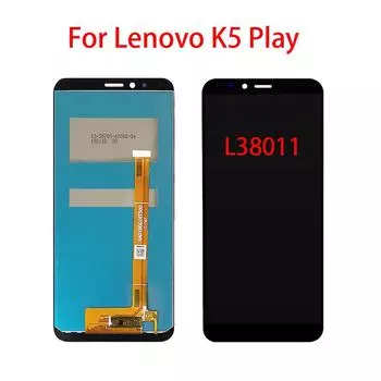 ЖК-экран для Lenovo K5 Play L38011, ЖК-дисплей, дигитайзер сенсорного экрана, полная замена в сборе чёрный