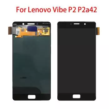 ЖК-экран для Lenovo Vibe P2 P2a42, ЖК-дисплей, дигитайзер сенсорного экрана, полная замена в сборе чёрный