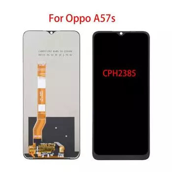 ЖК-экран для Oppo A57s CPH2385, ЖК-дисплей, дигитайзер сенсорного экрана, полная сборка, запасная часть чёрный