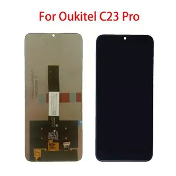 ЖК-экран для Oukitel C23 Pro, ЖК-дисплей, дигитайзер сенсорного экрана, полная замена в сборе чёрный