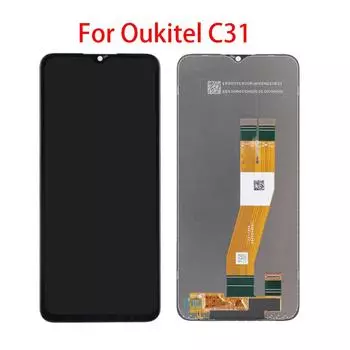 ЖК-экран для Oukitel C31, ЖК-дисплей, дигитайзер сенсорного экрана, полная замена в сборе чёрный