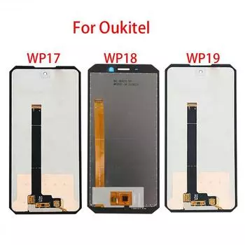 ЖК-экран для Oukitel WP17 WP18 WP19, ЖК-дисплей, дигитайзер сенсорного экрана, полная замена в сборе WP17 чёрный