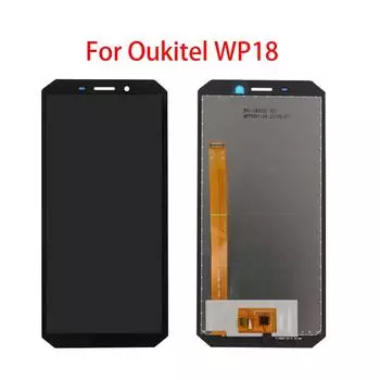 ЖК-экран для Oukitel WP18, ЖК-дисплей, дигитайзер сенсорного экрана, полная замена в сборе чёрный