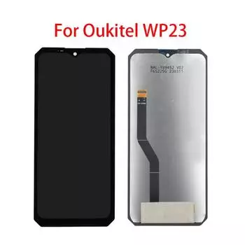 ЖК-экран для Oukitel WP23, ЖК-дисплей, дигитайзер сенсорного экрана, полная сборка, запасная часть чёрный