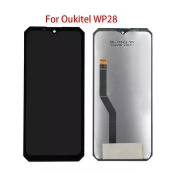 ЖК-экран для Oukitel WP28, ЖК-дисплей, сенсорный экран, цифровой модуль, панель в сборе, запасная часть чёрный