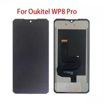 ЖК-экран для Oukitel WP8 Pro, ЖК-дисплей, дигитайзер сенсорного экрана, полная замена в сборе чёрный