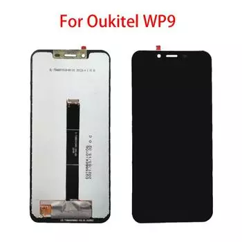 ЖК-экран для Oukitel WP9, ЖК-дисплей, дигитайзер сенсорного экрана, полная замена в сборе чёрный