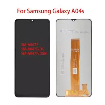 ЖК-экран для Samsung Galaxy A04s A047, ЖК-дисплей, дигитайзер сенсорного экрана, полная сборка, запасная часть чёрный