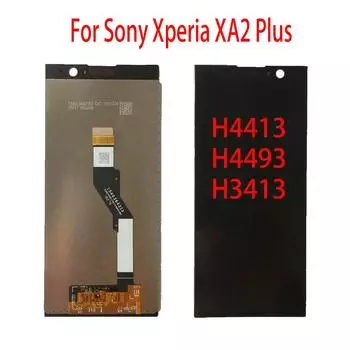 ЖК-экран для Sony Xperia XA2 Plus H4413 H4493 H3413, ЖК-дисплей, дигитайзер сенсорного экрана, полная замена в сборе чёрный