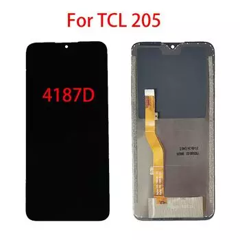 ЖК-экран для TCL 205 4187D, ЖК-дисплей, дигитайзер сенсорного экрана, полная замена в сборе чёрный