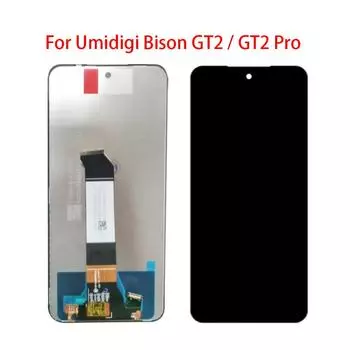 ЖК-экран для Umidigi Bison GT2/GT2 Pro, ЖК-дисплей, дигитайзер сенсорного экрана, полная замена в сборе Bison GT2 чёрный