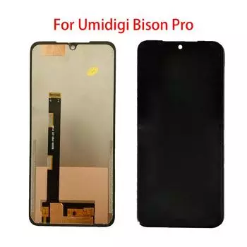 ЖК-экран для Umidigi Bison Pro Android 11, ЖК-дисплей, дигитайзер сенсорного экрана, полная замена в сборе Umidigi Bison Pro чёрный