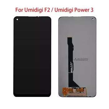 ЖК-экран для Umidigi F2/Power 3, ЖК-дисплей, дигитайзер сенсорного экрана, полная замена в сборе чёрный