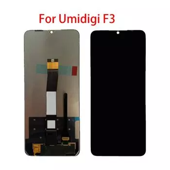 ЖК-экран для Umidigi F3, ЖК-дисплей, дигитайзер сенсорного экрана, полная замена в сборе чёрный