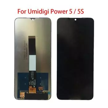 ЖК-экран для Umidigi Power 5 5S, ЖК-дисплей, дигитайзер сенсорного экрана, полная замена в сборе чёрный