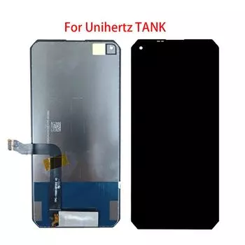 ЖК-экран для Unihertz TANK 1, ЖК-дисплей, дигитайзер сенсорного экрана, полная замена в сборе чёрный