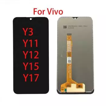 ЖК-экран для Vivo Y3 Y11 Y12 Y15 Y17 2019, ЖК-дисплей с дигитайзером сенсорного экрана, полная замена в сборе Vivo Y3 чёрный