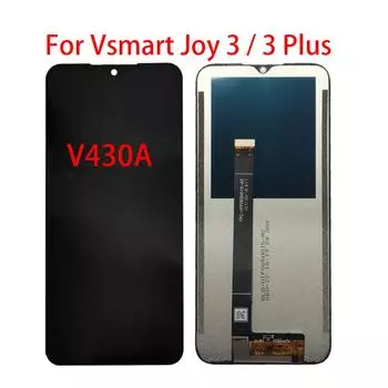 ЖК-экран для Vsmart Joy 3+ Plus V430A, ЖК-дисплей, дигитайзер сенсорного экрана, полная замена в сборе чёрный