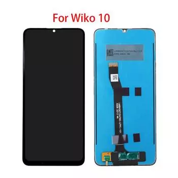 ЖК-экран для Wiko 10, ЖК-дисплей, дигитайзер сенсорного экрана, полная замена в сборе чёрный