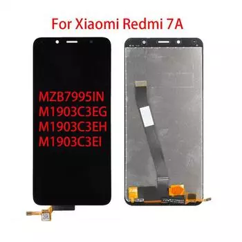 ЖК-экран для Xiaomi Redmi 7A, ЖК-дисплей, дигитайзер сенсорного экрана в сборе, запасная часть чёрный