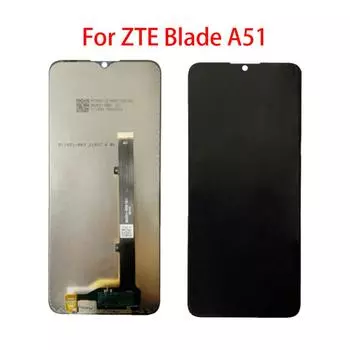 ЖК-экран для ZTE Blade A51, ЖК-дисплей, дигитайзер сенсорного экрана, полная замена в сборе ZTE Blade A51 чёрный