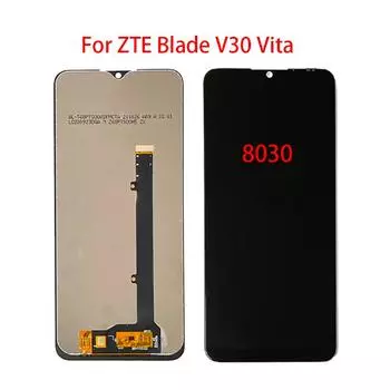 ЖК-экран для ZTE Blade V30 Vita 8030, ЖК-дисплей, дигитайзер сенсорного экрана, полная сборка, запасная часть чёрный